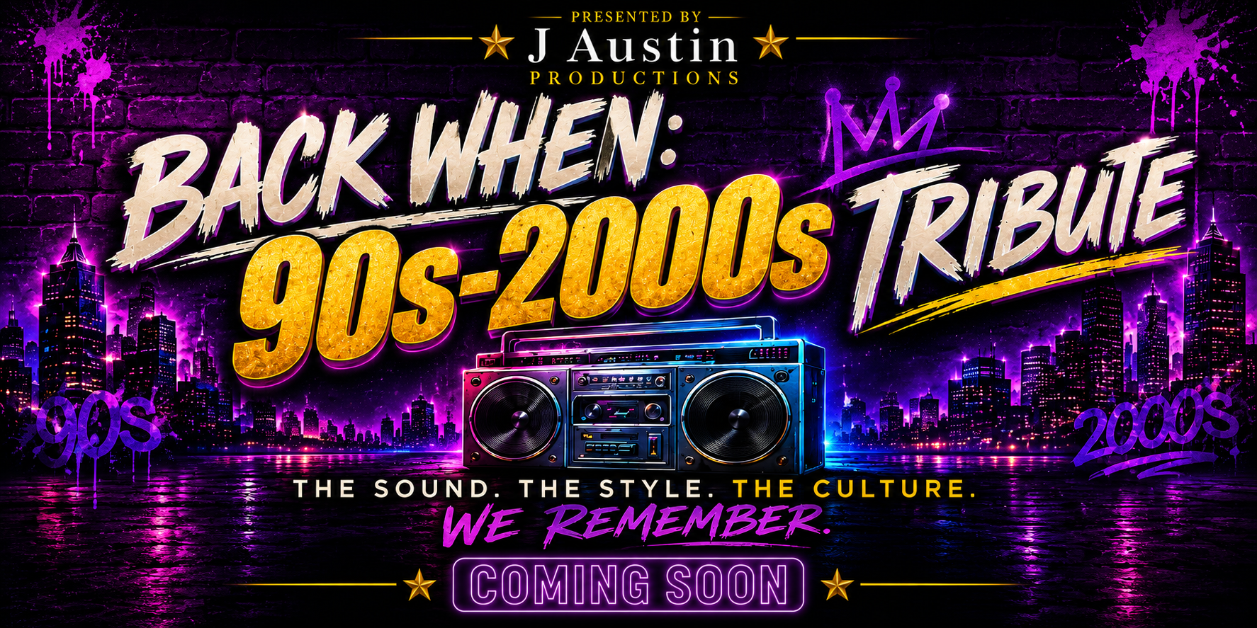 Back When: A 90s-2000s Tribute banner