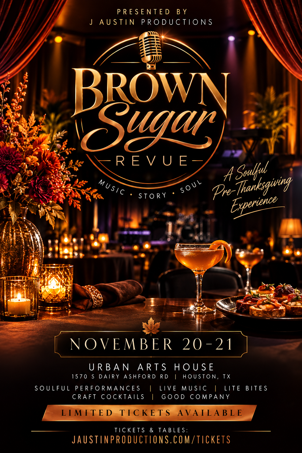 Brown Sugar Revue production artwork