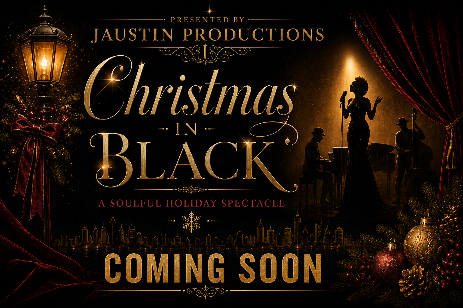 Christmas in Black production artwork